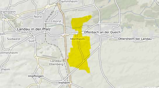 Immobilienpreisekarte Landau in der Pfalz M&ouml;rlheim